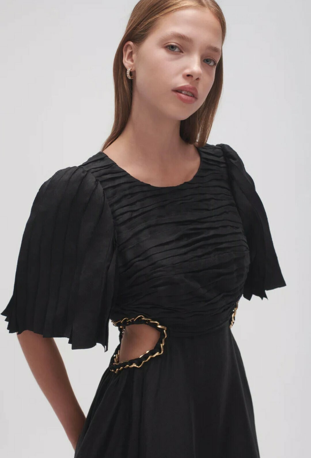 Monica chainlink midi dress 