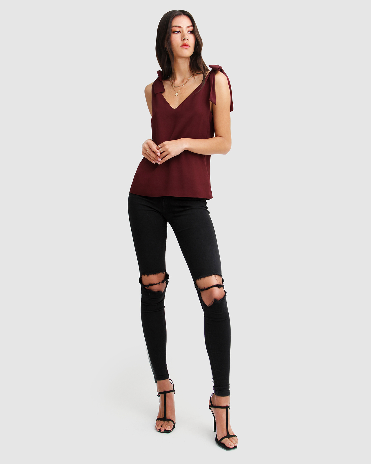 Feel For You V-Neck Top