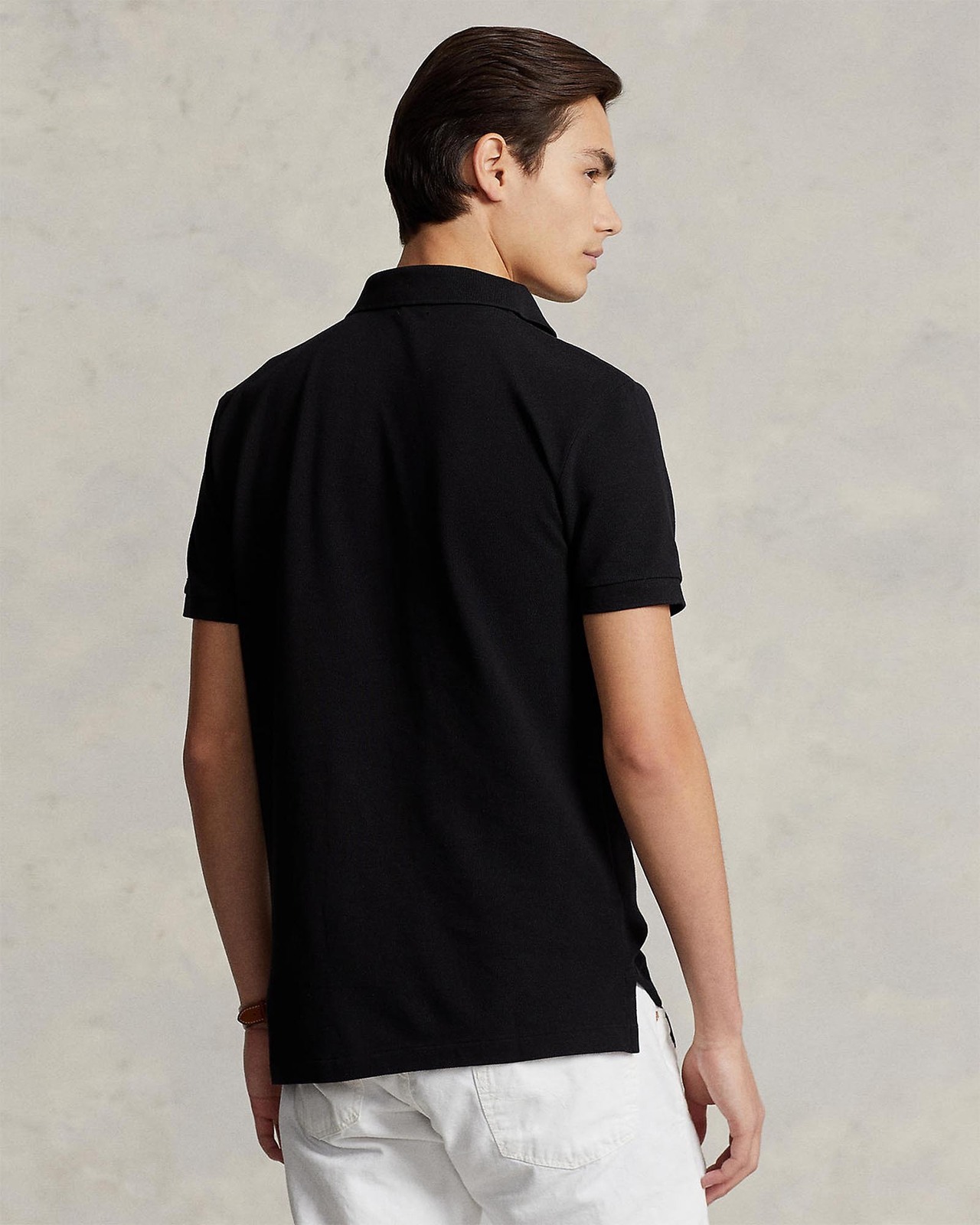 Custom Slim Fit Mesh Polo