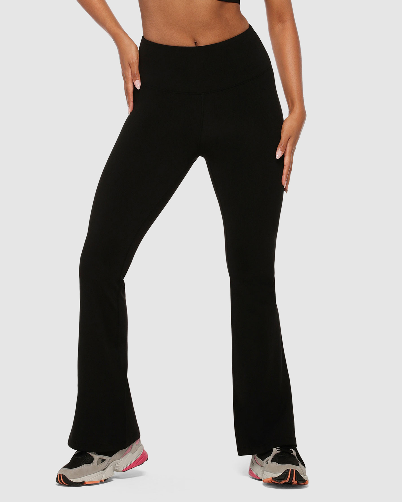 Lorna Jane Lotus Flared Full Length Leggings AirRobe