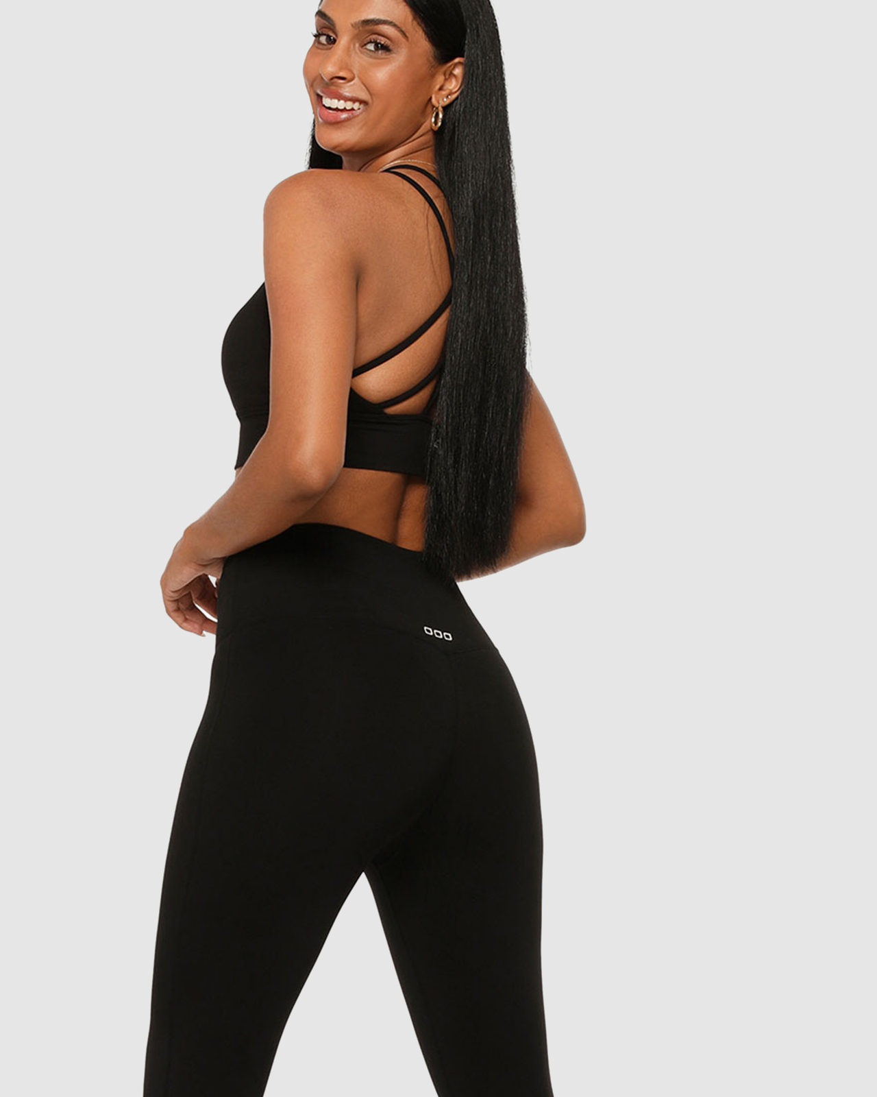 Lorna Jane Lotus Flared Full Length Leggings AirRobe