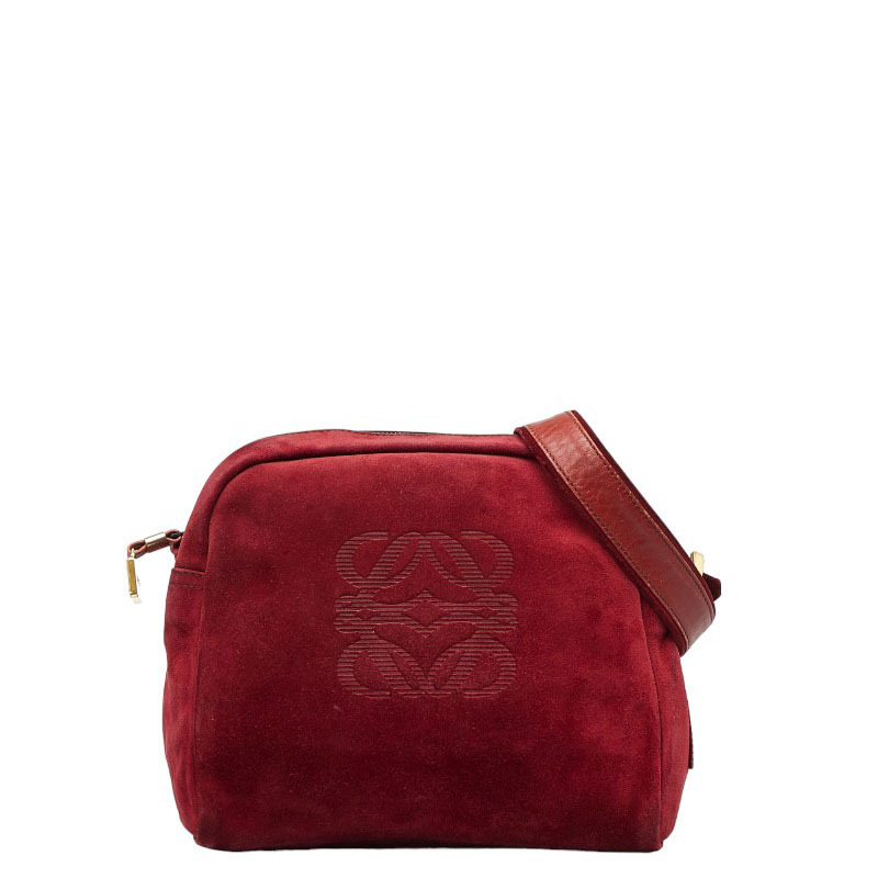 Anagram Suede Crossbody Bag AirRobe