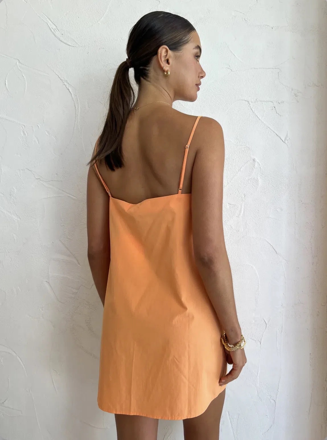 camilla and marc orange dress Camilla And Marc Asterid Print Midi Dress Orange Cotton Silk Size 8 UK