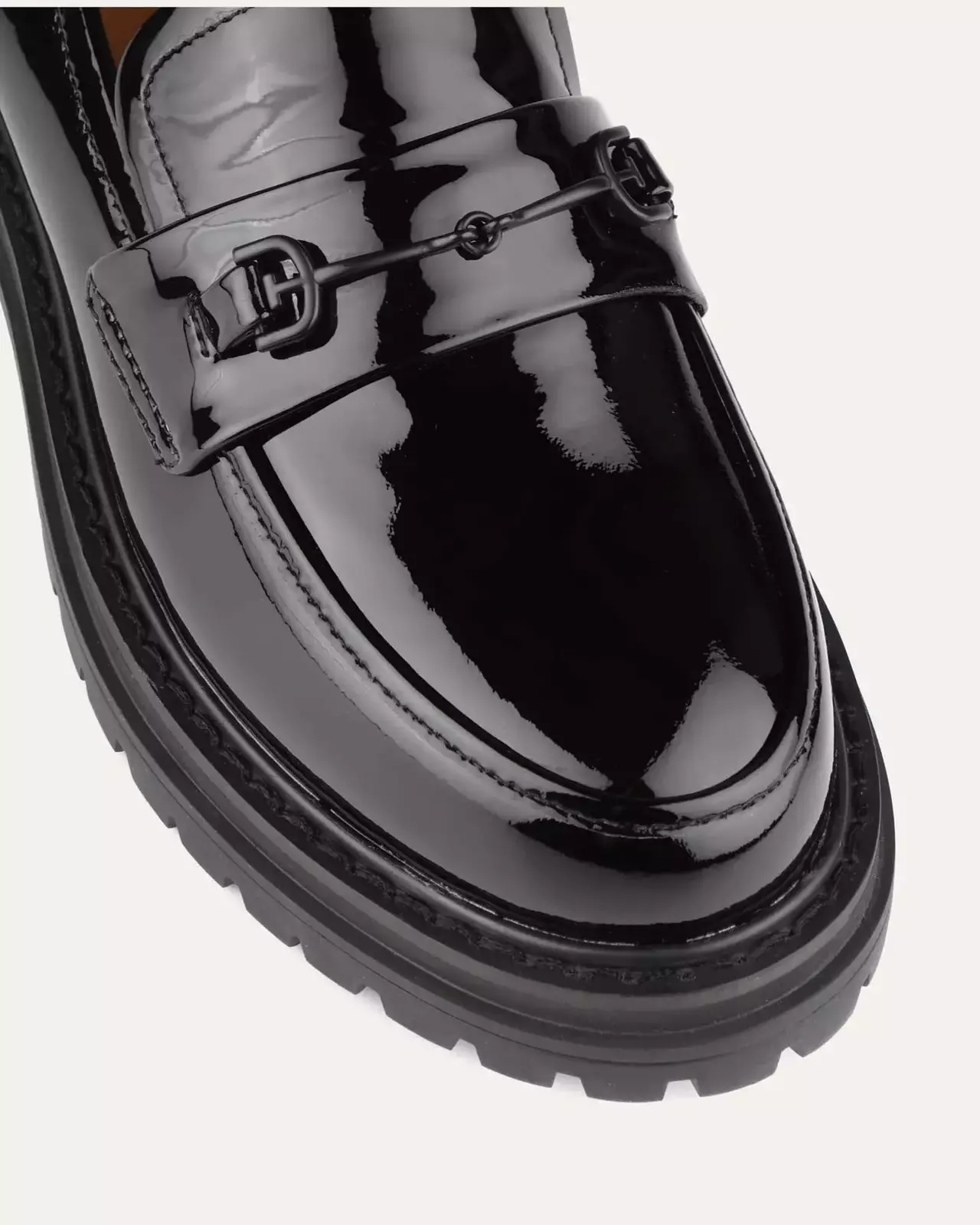 Brixton Loafers Black Patent