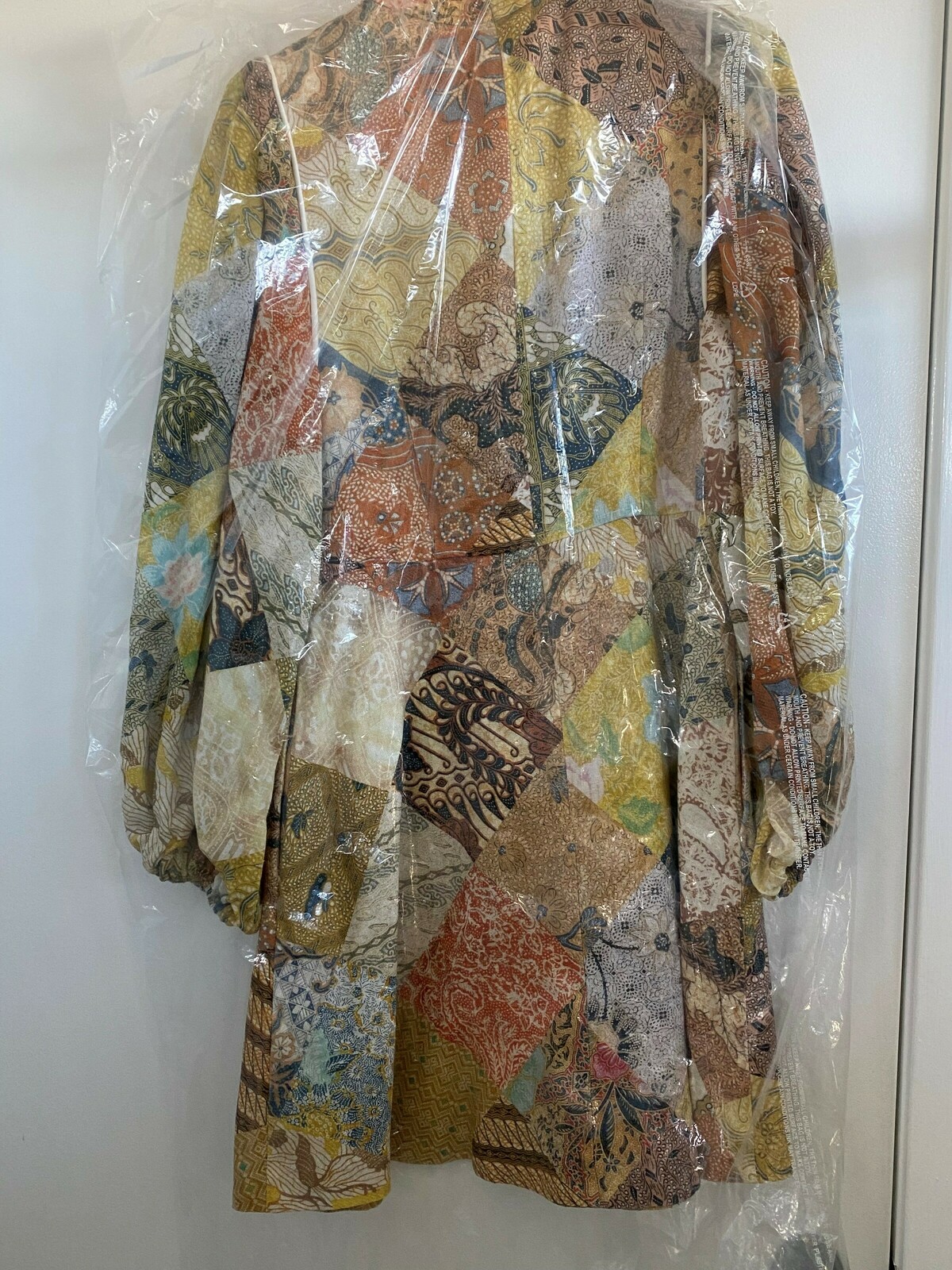 Zimmermann Zimmermann Brightside A-line Mini Patch Dress in Batik Patch -  AirRobe