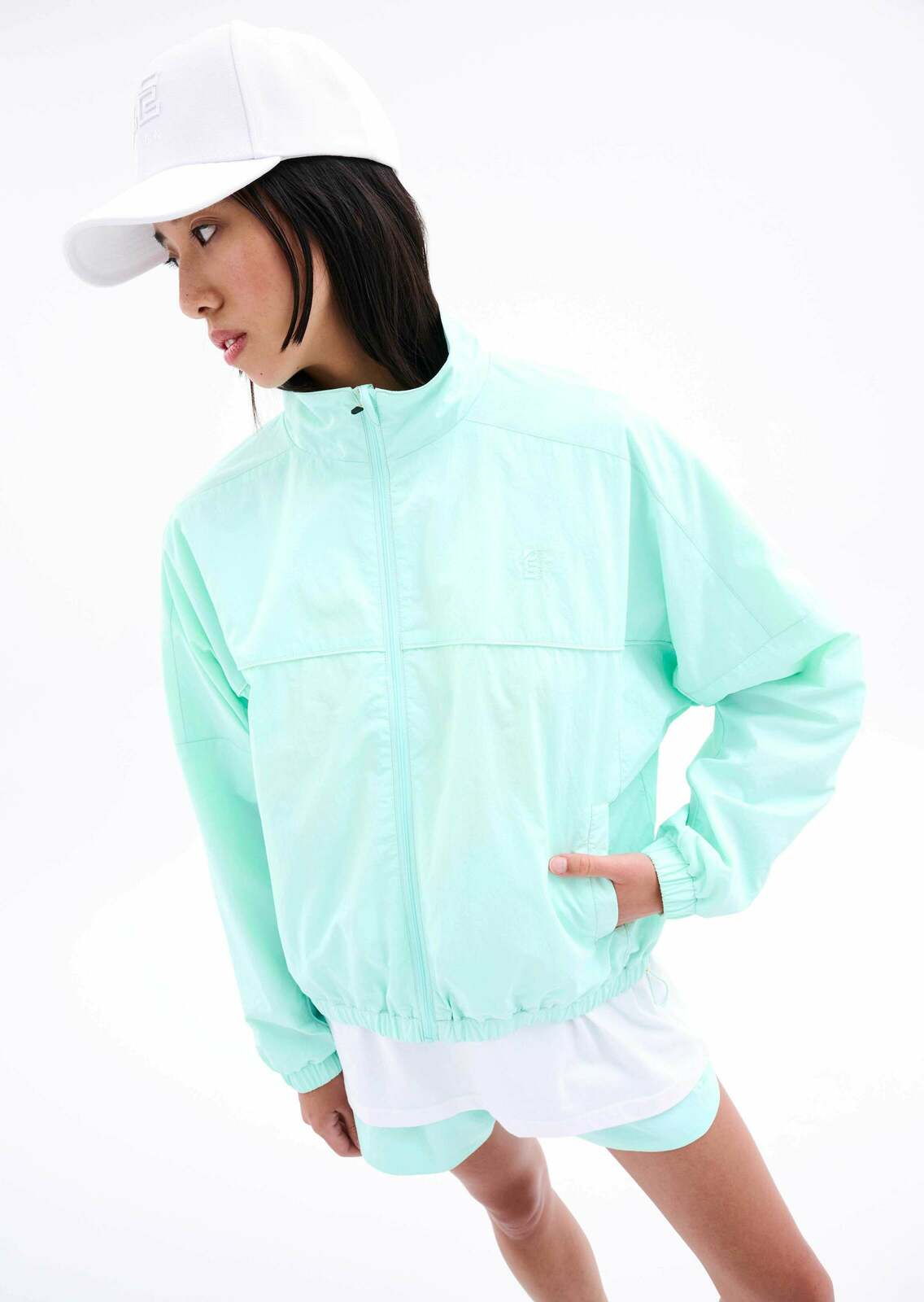 REDLINE JACKET IN AQUA