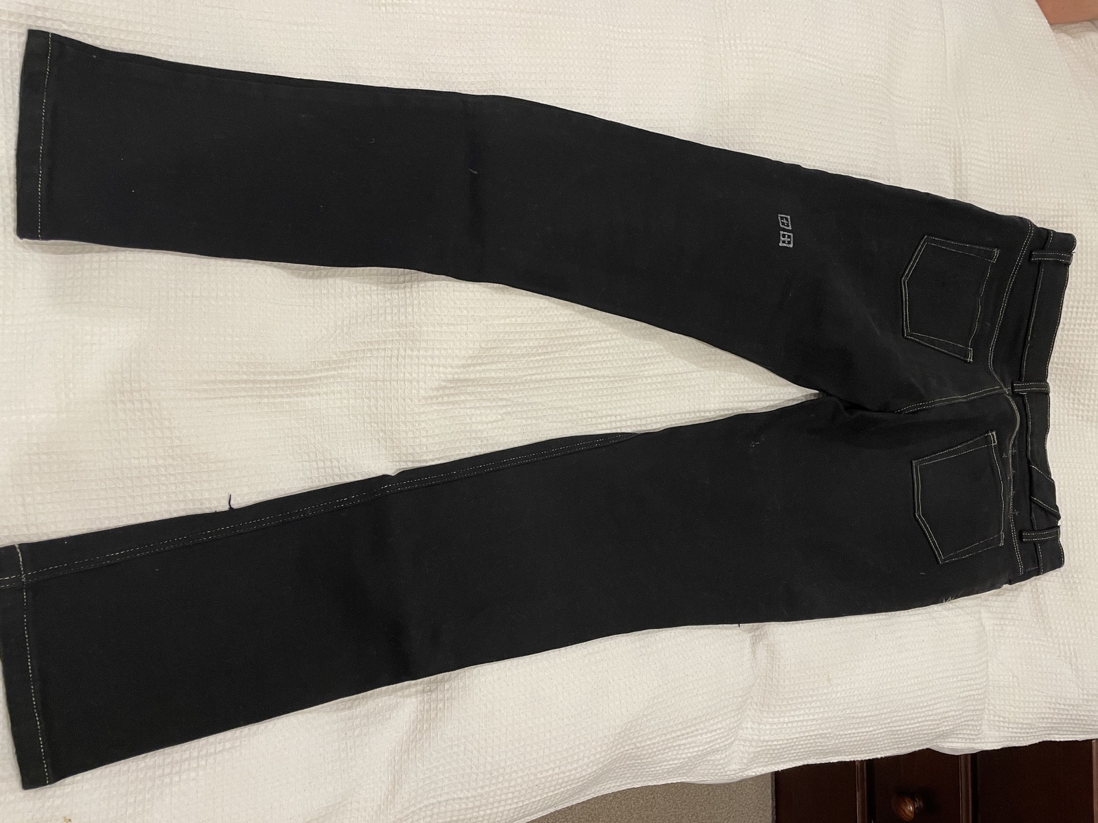 Black ripped jeans