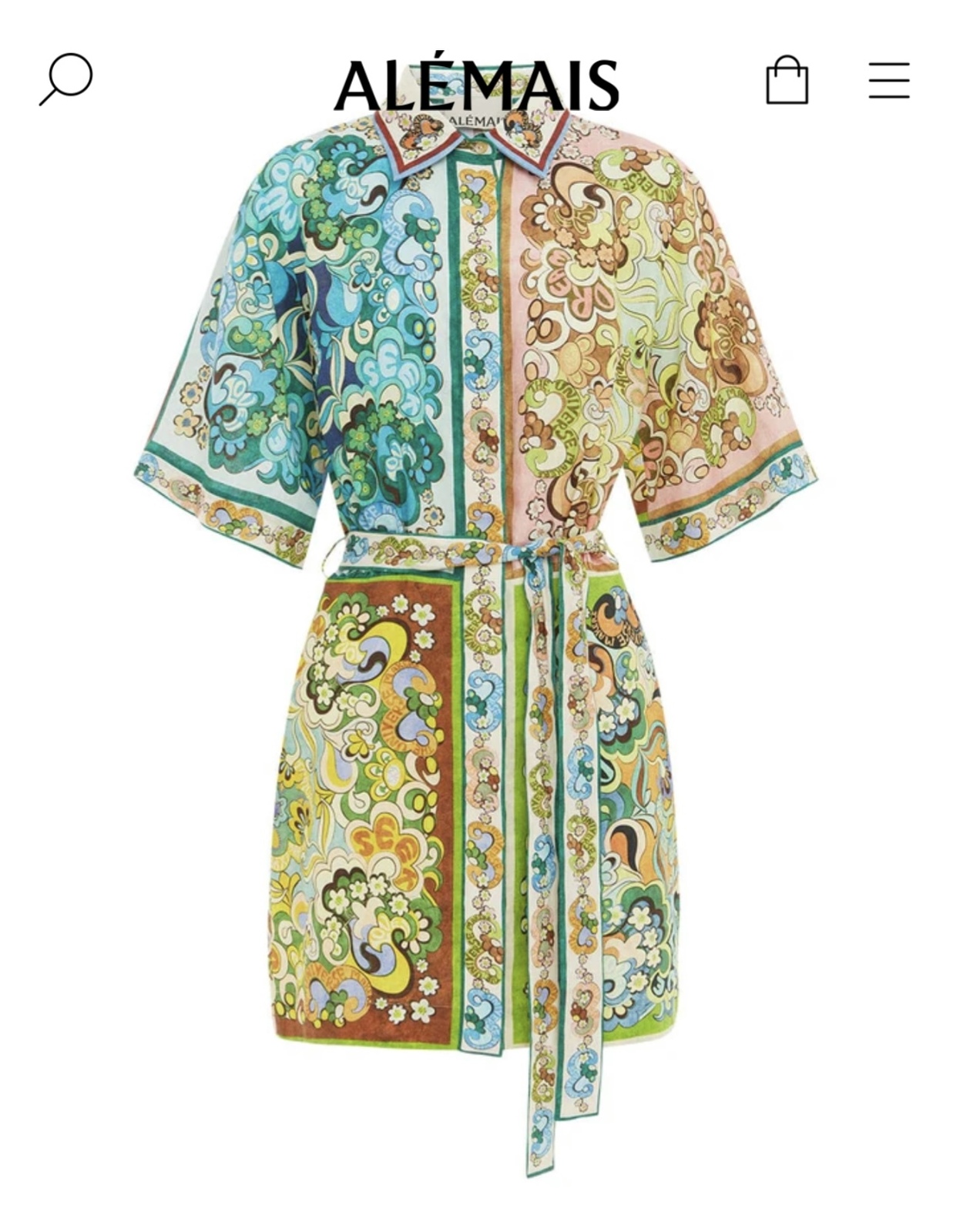 Alemais Akamais Dreamer Mini Dress