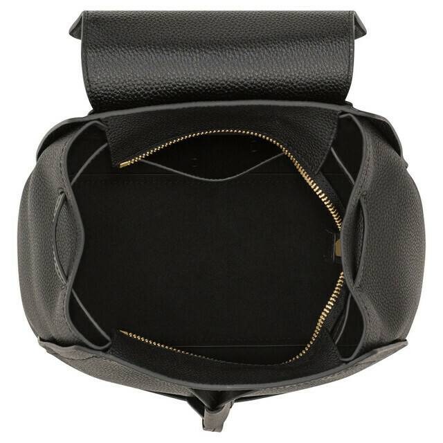 Oroton Dylan Medium Zip Buckle Backpack Black - AirRobe