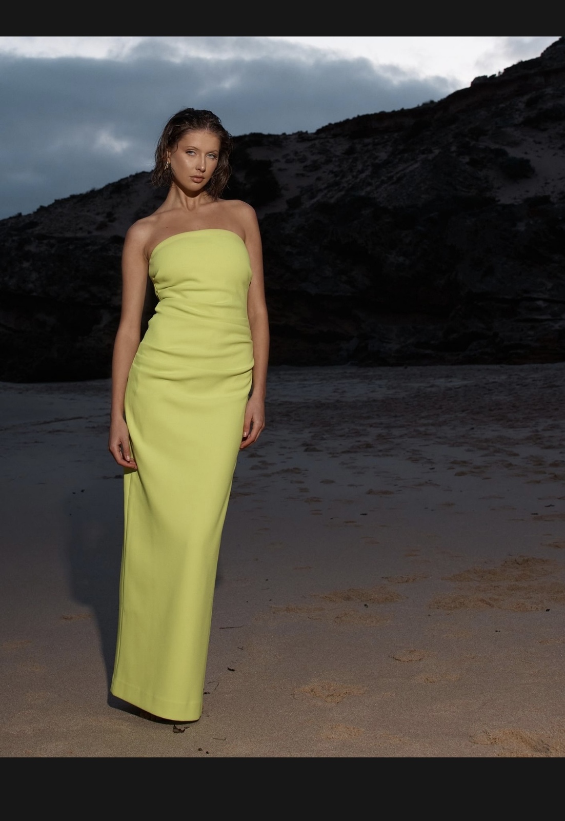 Torin gown Lime