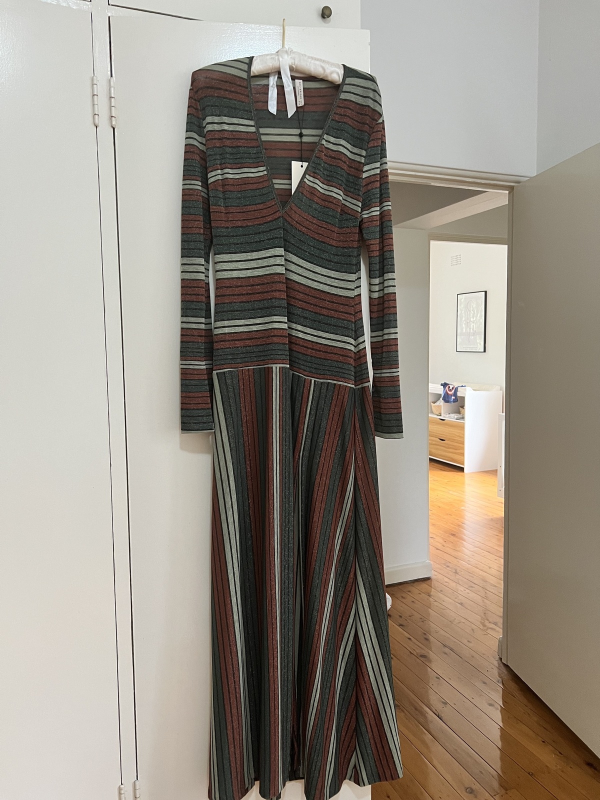 Swan Song Maxi Dress - Tag on