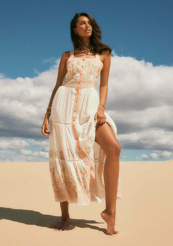 joanna maxi dress Womens joanna maxi dress pink 605ka080