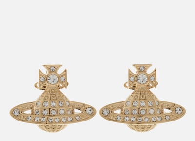 ピアス Vivienne Westwood Vivienne Westwood 24FW Women's Mini Bath R Vivienne Westwood Earrings Pierce Mini Bas relief Orb Pink