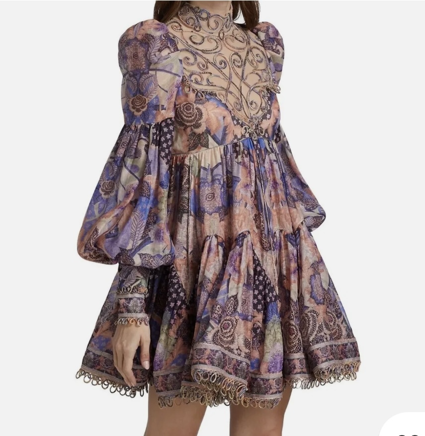 tali batik cut out dress Zimmermann Tali Batik Cut Out Dress Size 10