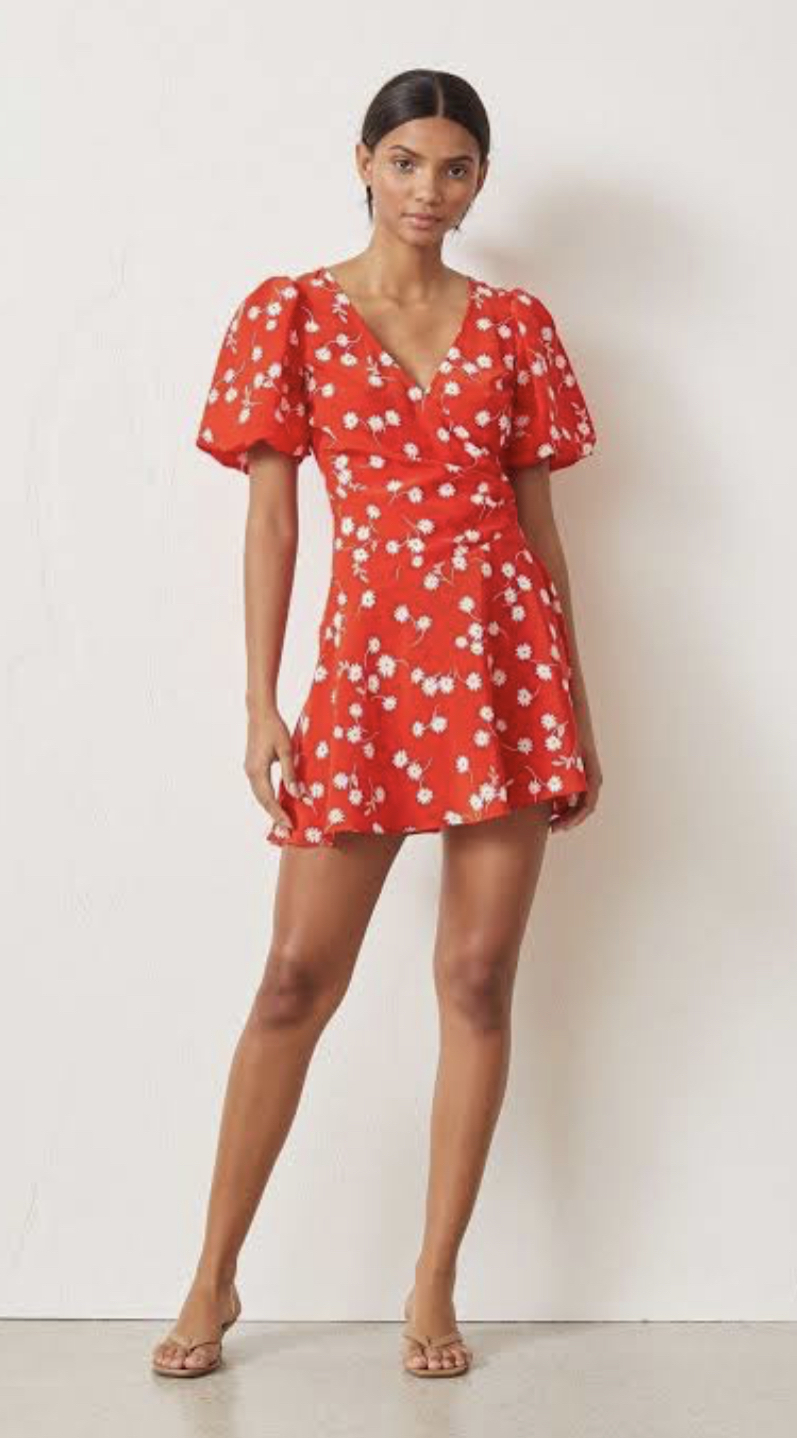 WHITE DAISY WRAP MINI