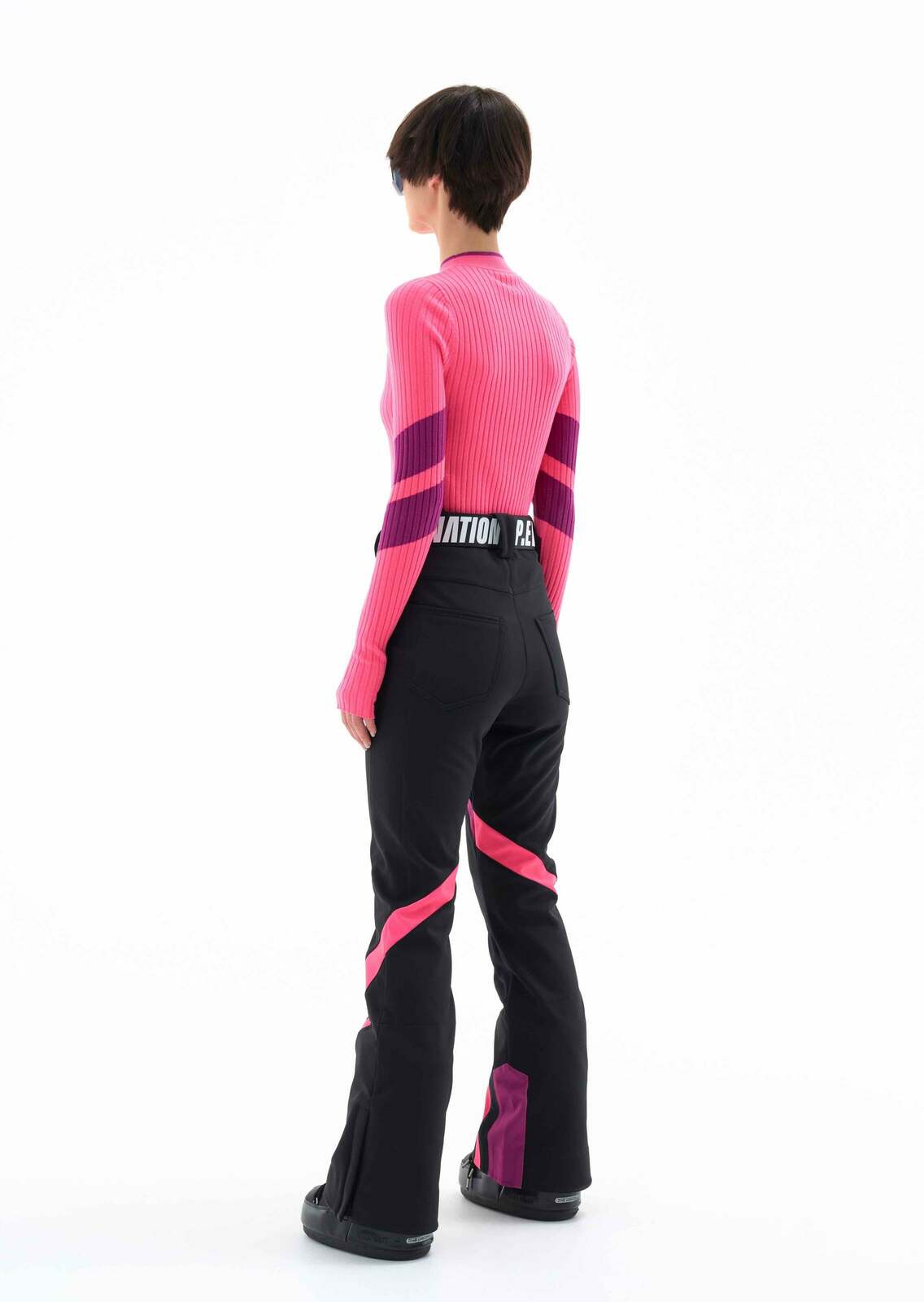 CHAMONIX LS KNIT TOP IN BRIGHT PINK