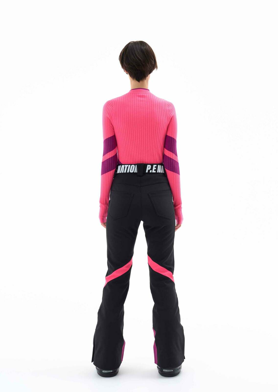 CHAMONIX LS KNIT TOP IN BRIGHT PINK