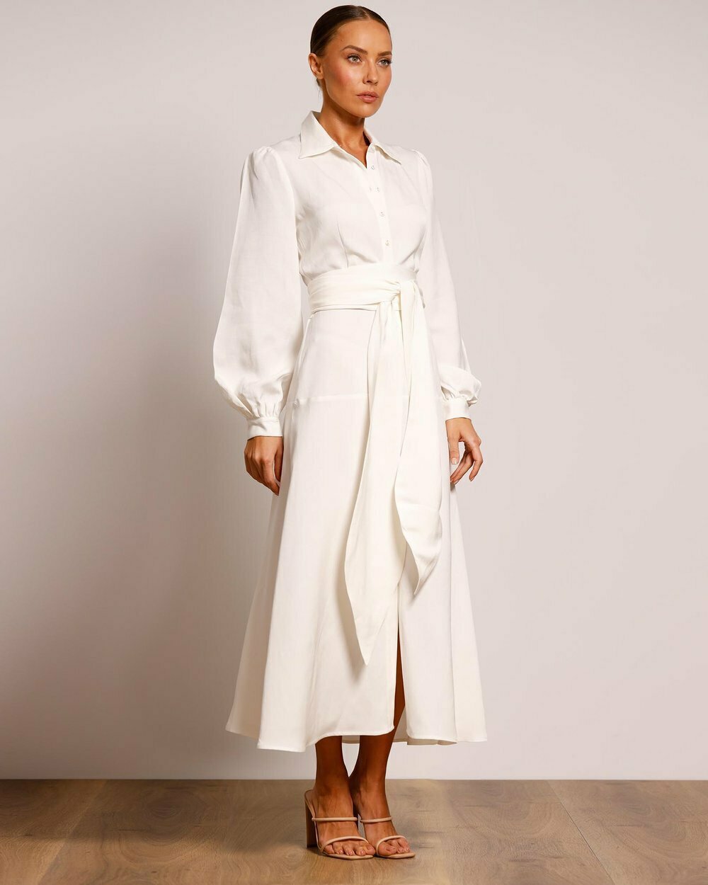 Regalia Shirt Midi Dress