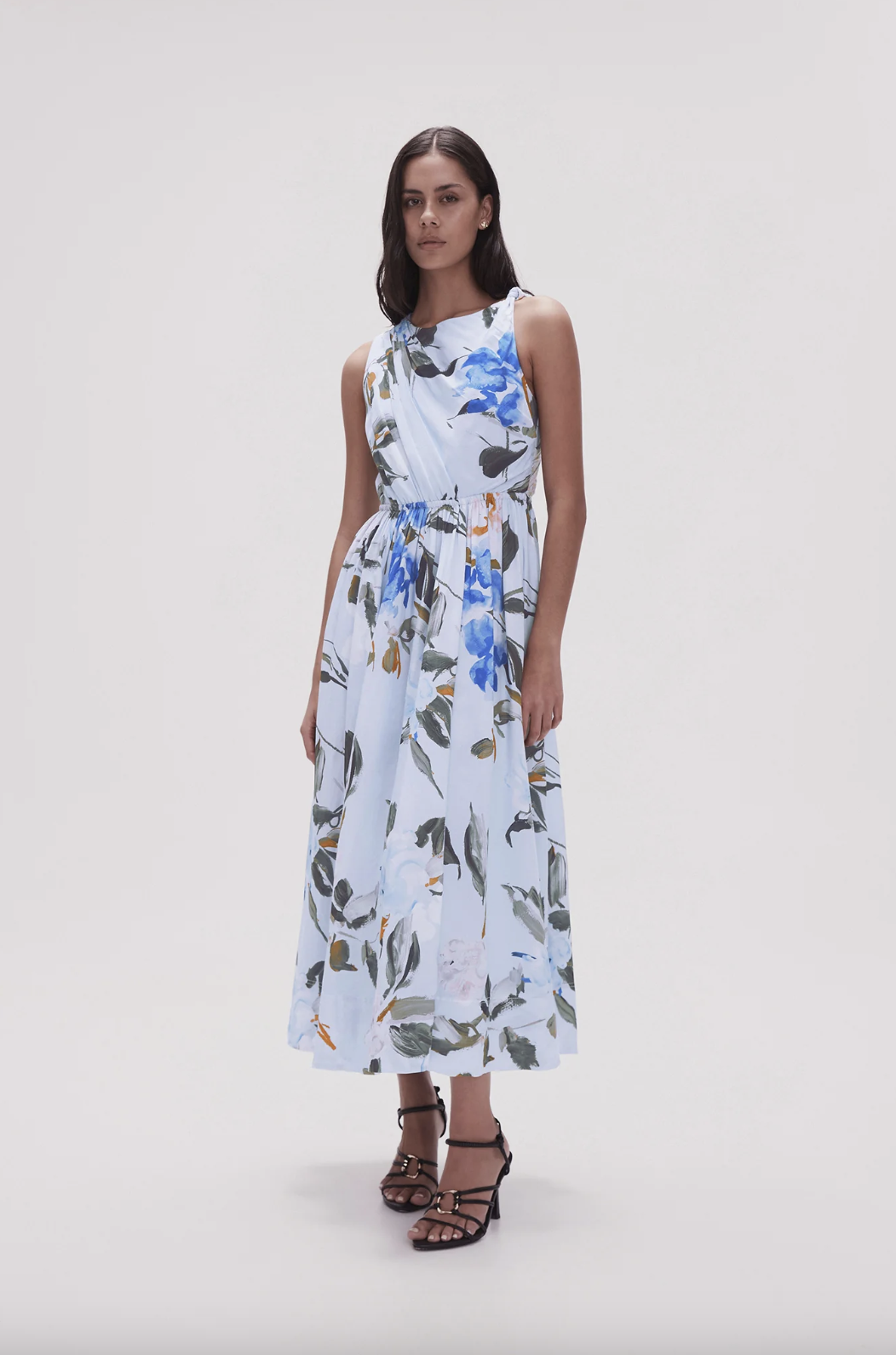 aje abbey twisted midi dress Aje. Abbey Twisted Midi Dress