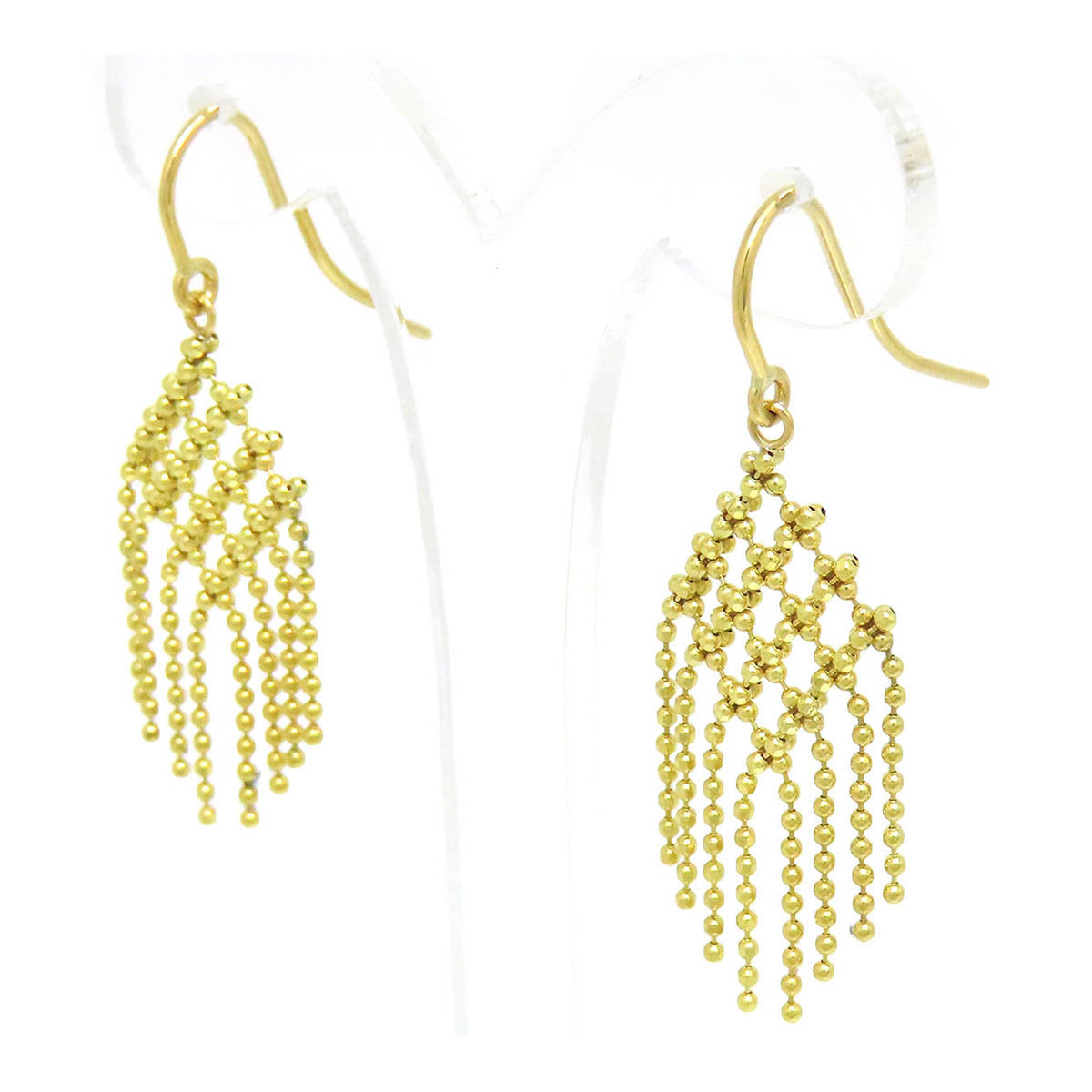 Tiffany & Co 18k Gold Fringe Drop Earrings AirRobe