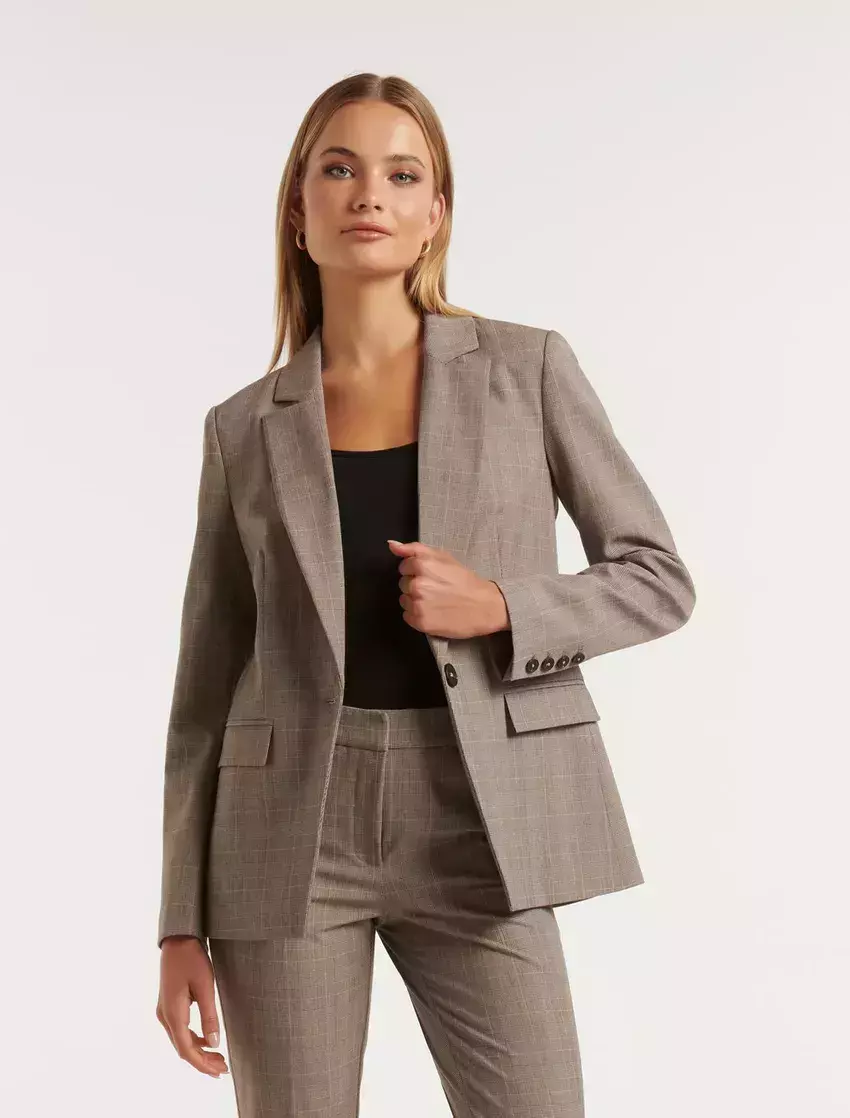 Paula Check Blazer