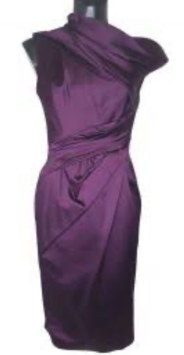 KAREN MILLEN evening dress plum AirRobe