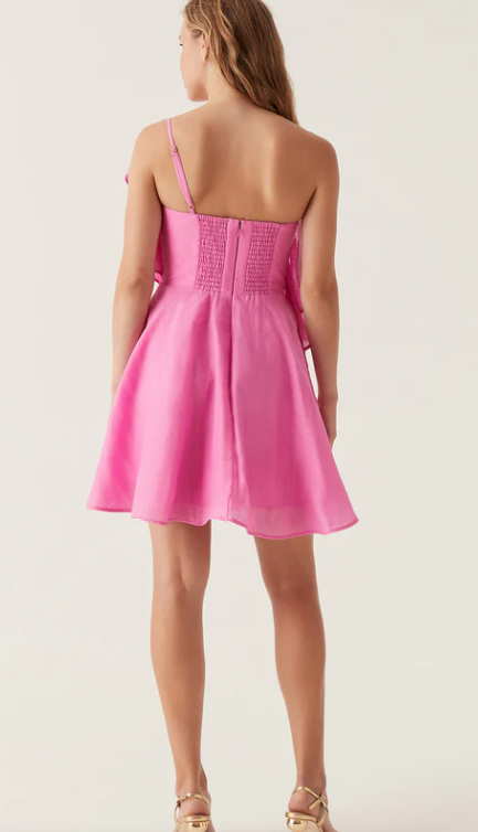 Aje. Genesis Mini Dress - Muted Fuschia - AirRobe