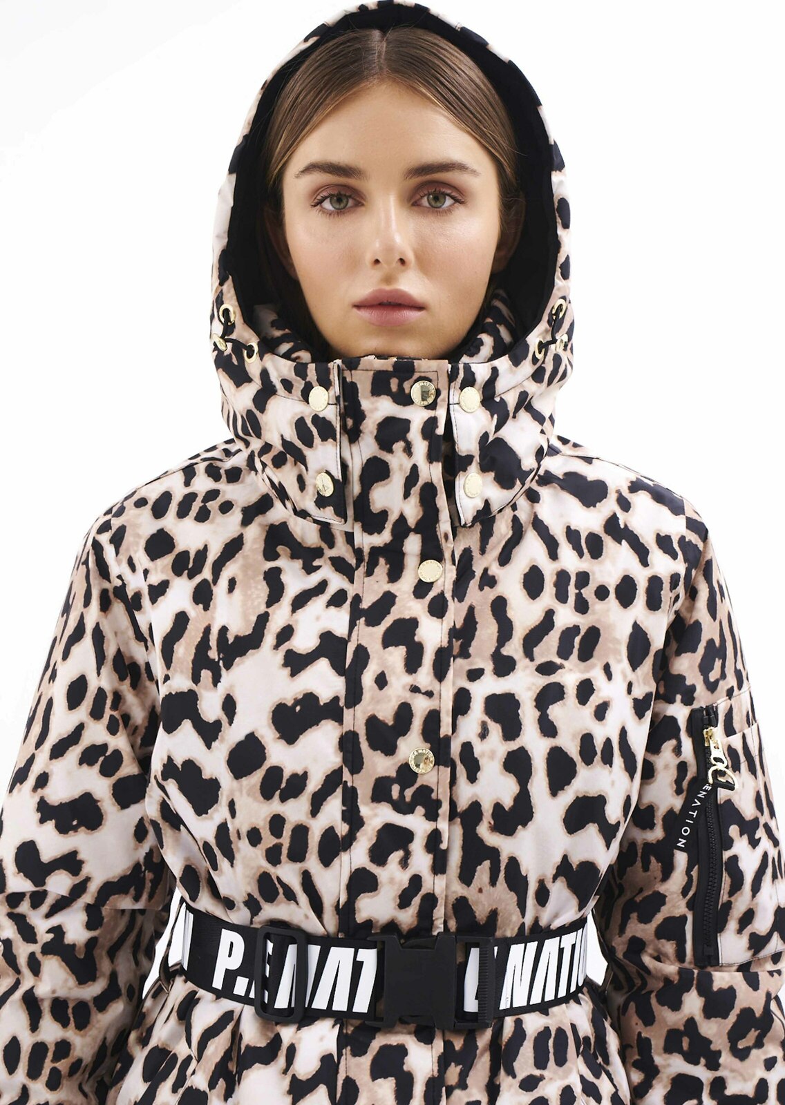 VESP×A.E.O.M snowboard jacket leopard
