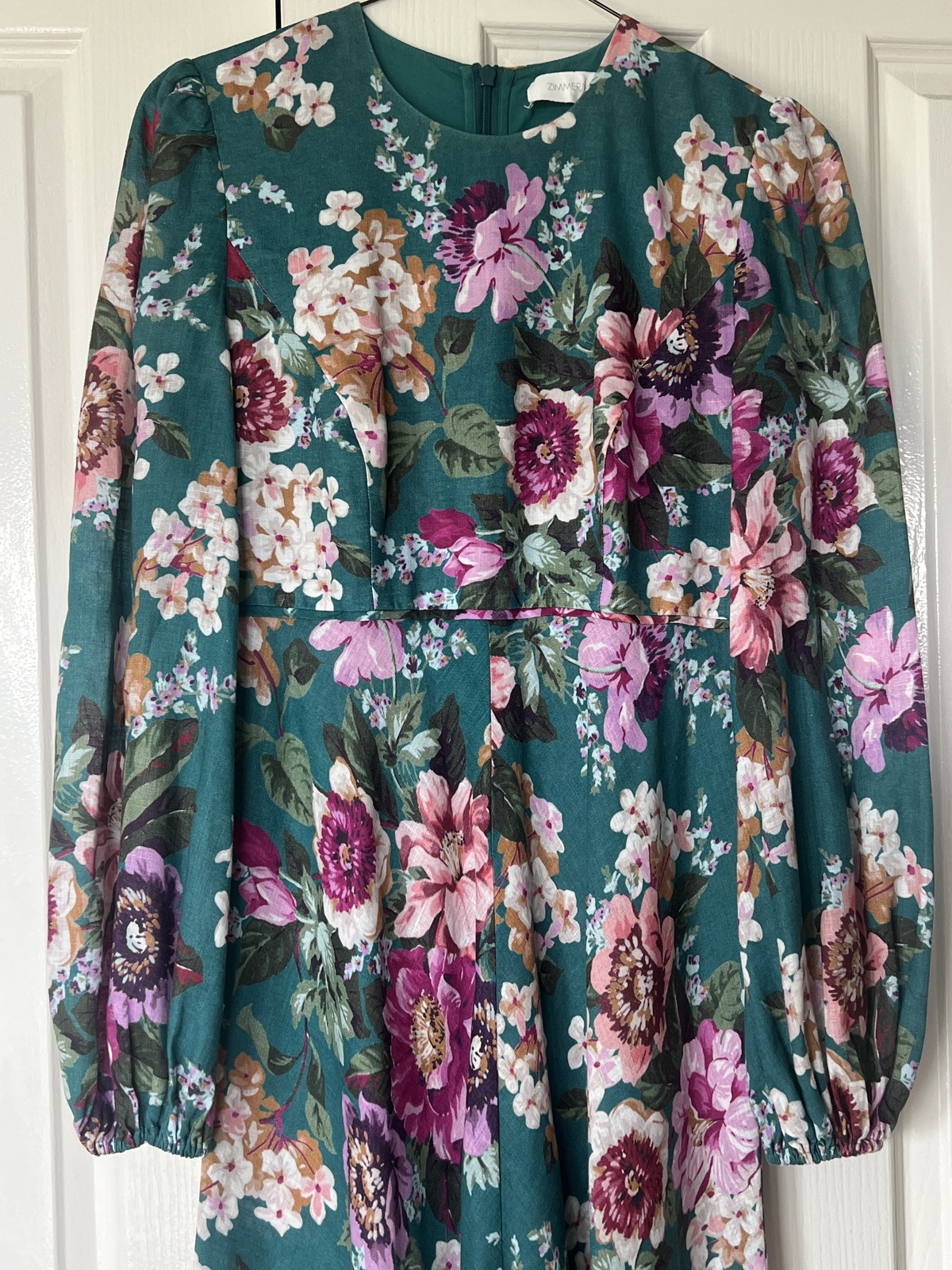 Zimmermann Allia floral-print linen maxi dress