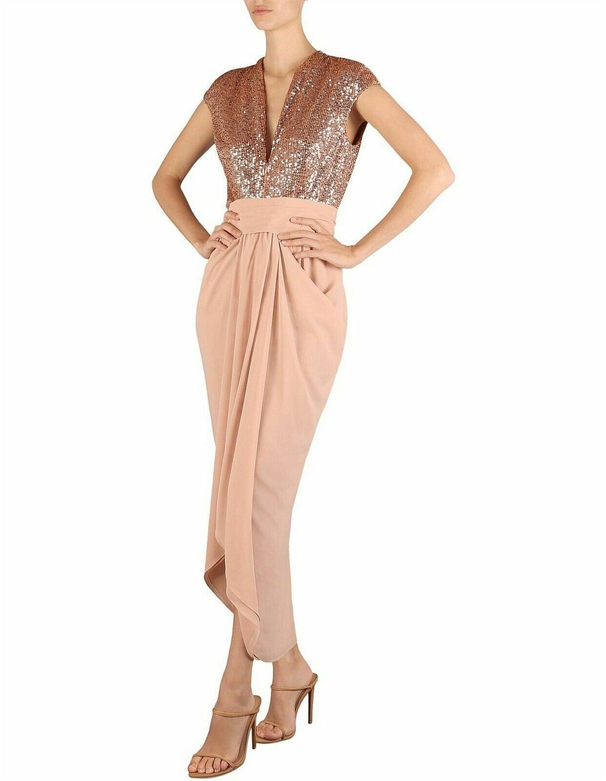 Je t'aime waterfall dress