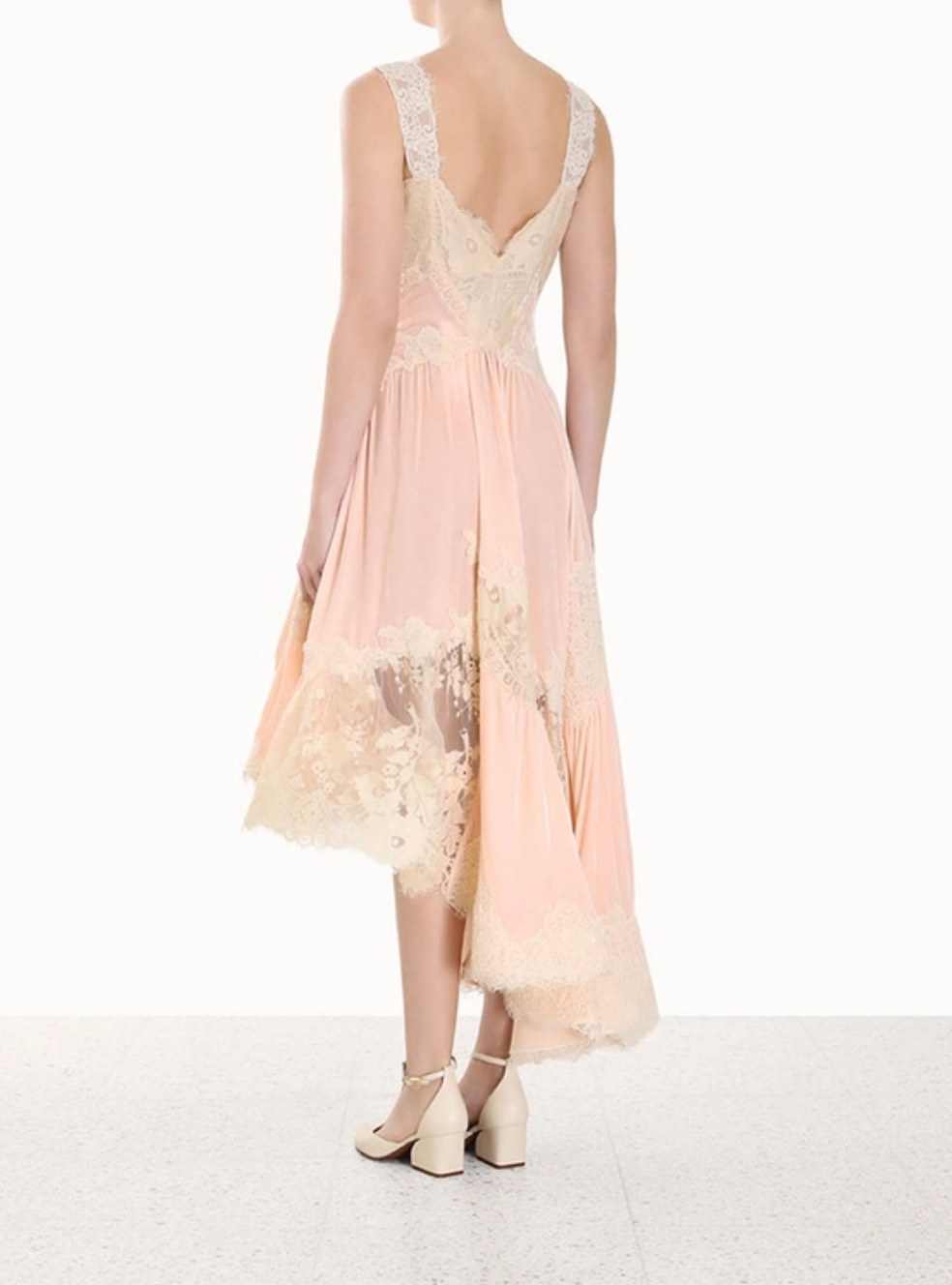 Zimmermann LUMINOSITY VELVET LACE MIDI - AirRobe