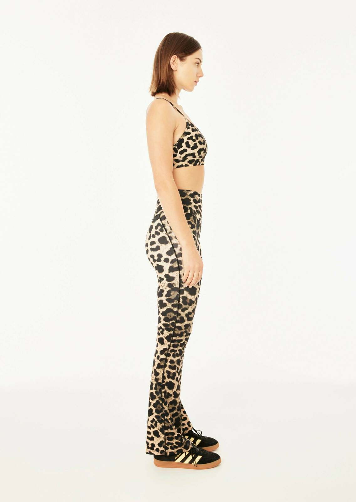 DOWNFORCE REFORM SPORTS BRA IN ANIMAL PRINT