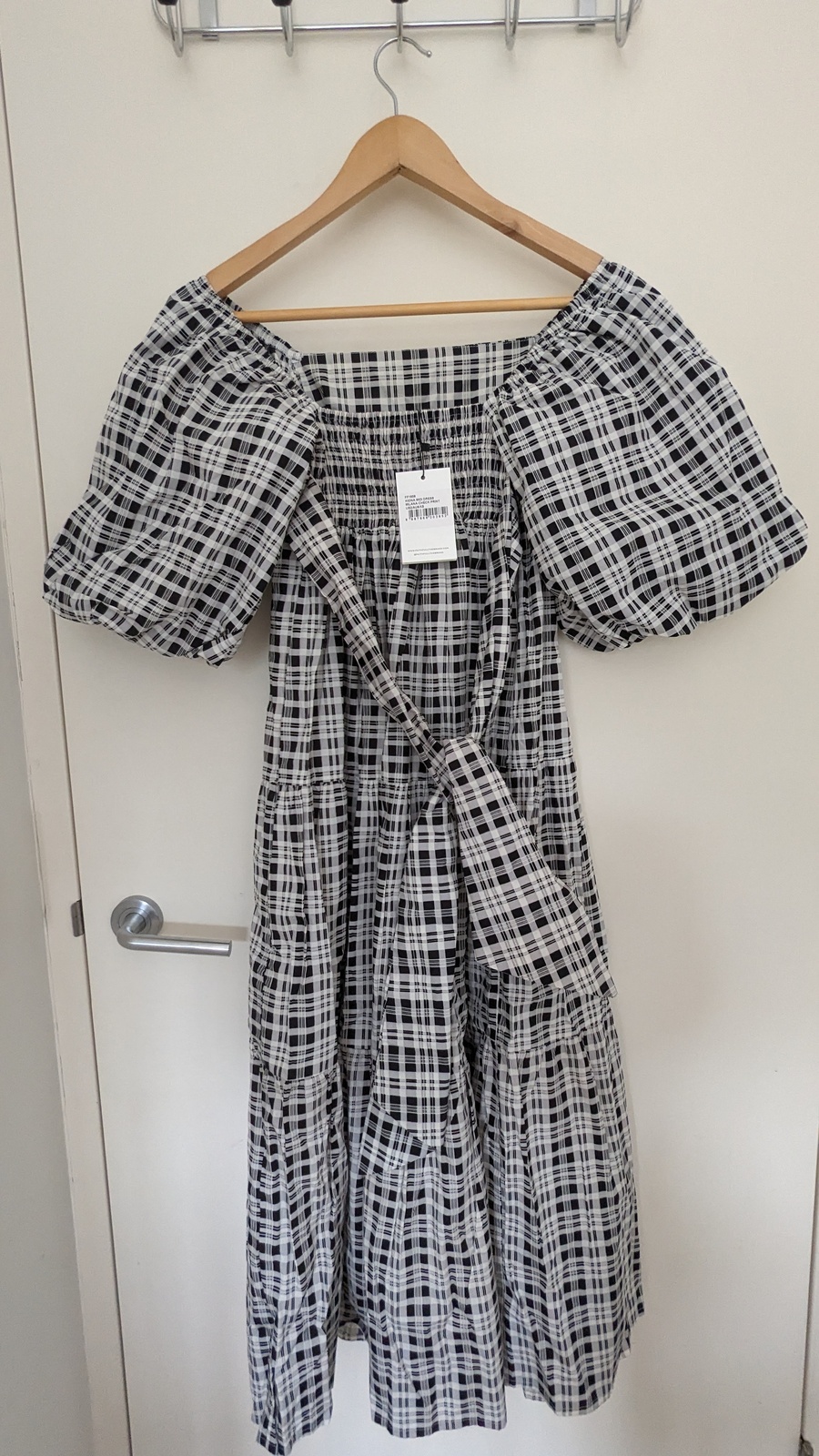 Kiona Midi Dress Milana Check Print