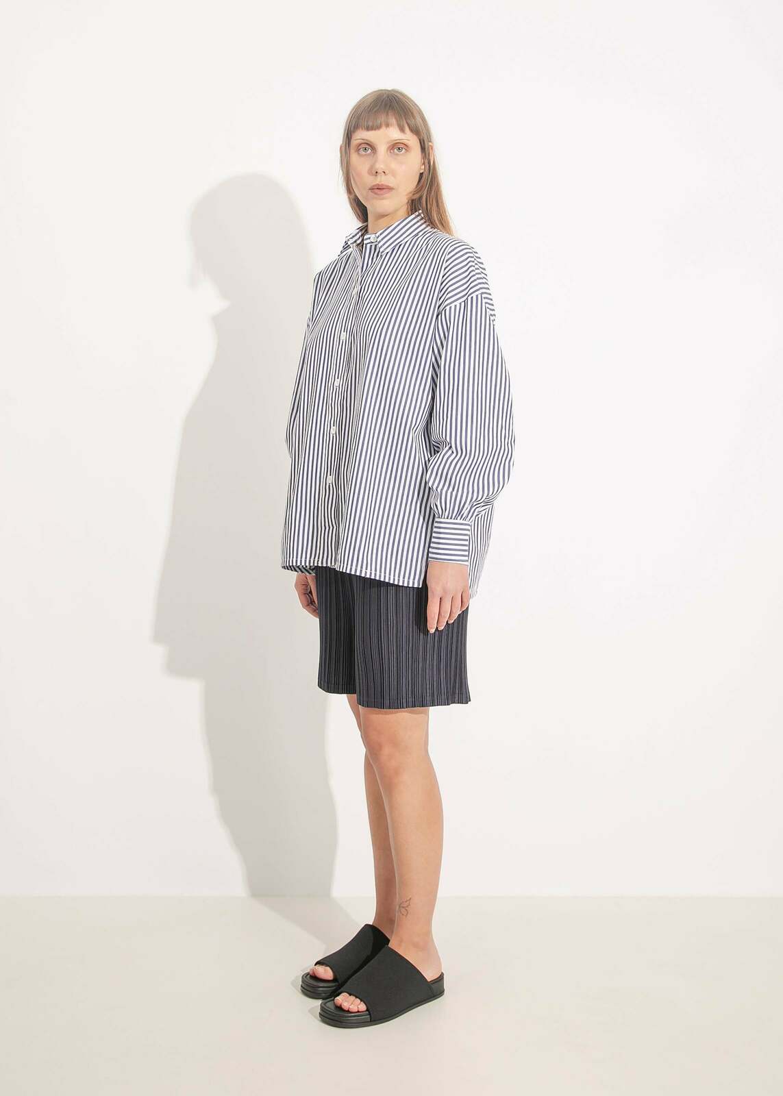 JERICHO SHIRT / NAVY-WHITE
