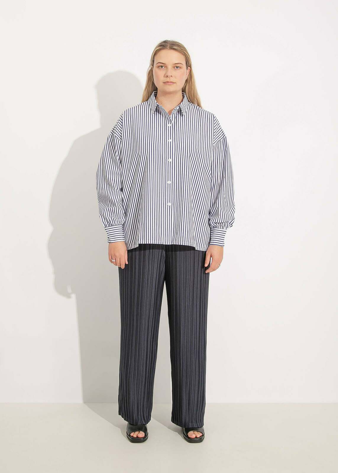 JERICHO SHIRT / NAVY-WHITE