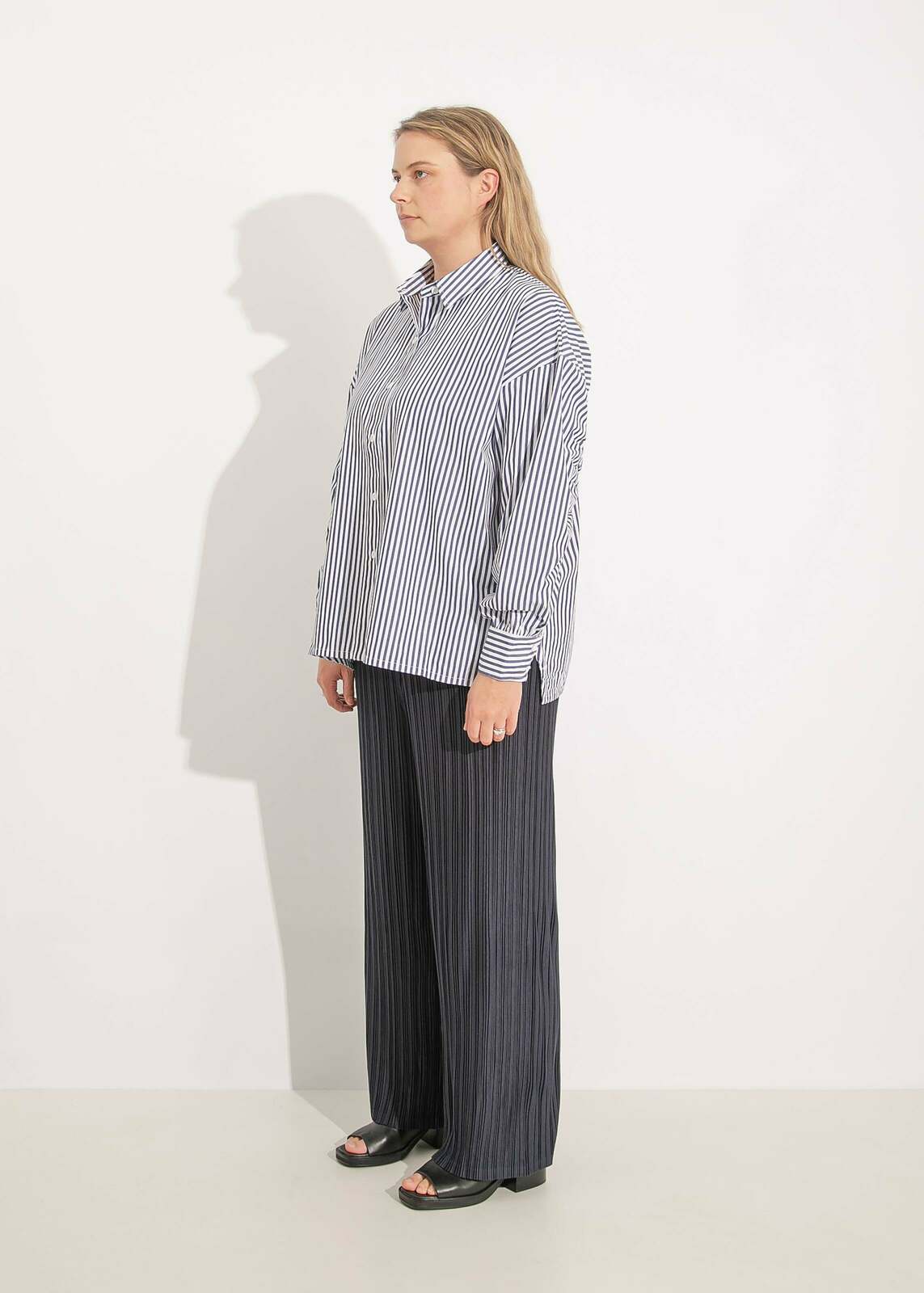 JERICHO SHIRT / NAVY-WHITE