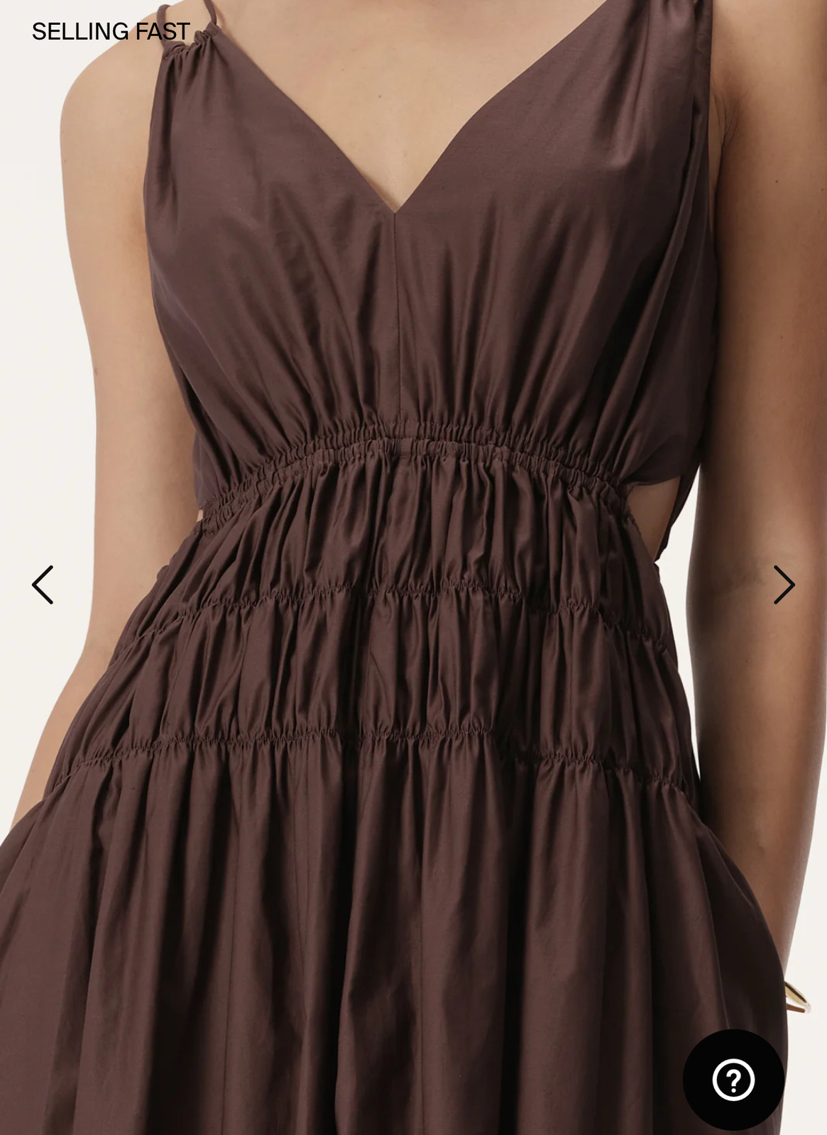 elka collective brown dress Elara Brown Mesh Beaded Maxi Dress