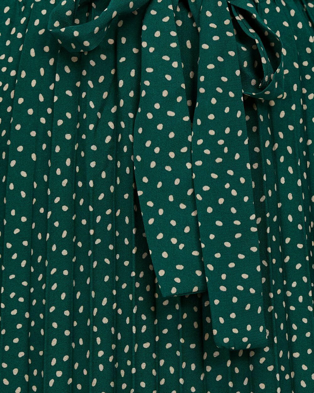NWT Emerald with Polka Dot Print Midi-Dress-$100