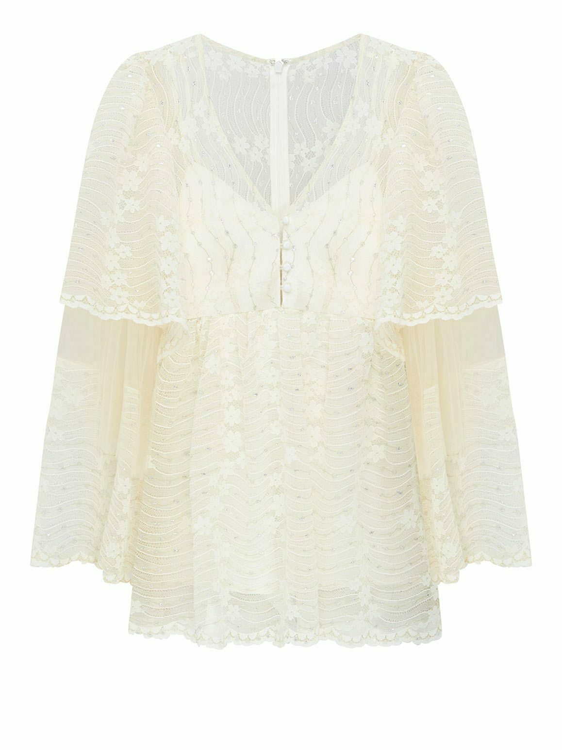 BNWT CREME MOONSTRUCK MINI DRESS - SIZE 10 AU/6 US (RRP $395)