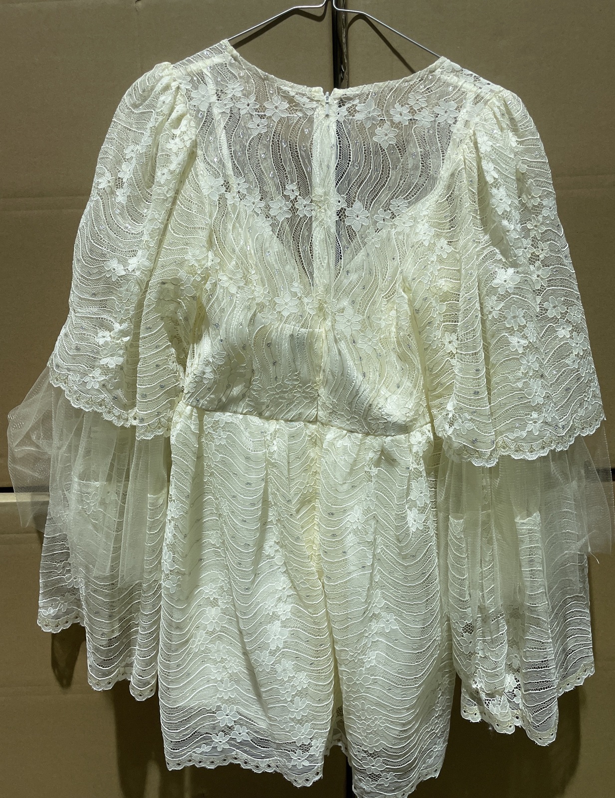 BNWT CREME MOONSTRUCK MINI DRESS - SIZE 10 AU/6 US (RRP $395)