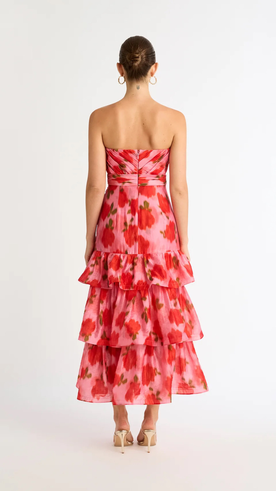 Pink Sheike Dress Sheike LOVE STORY MIDI DRESS AirRobe