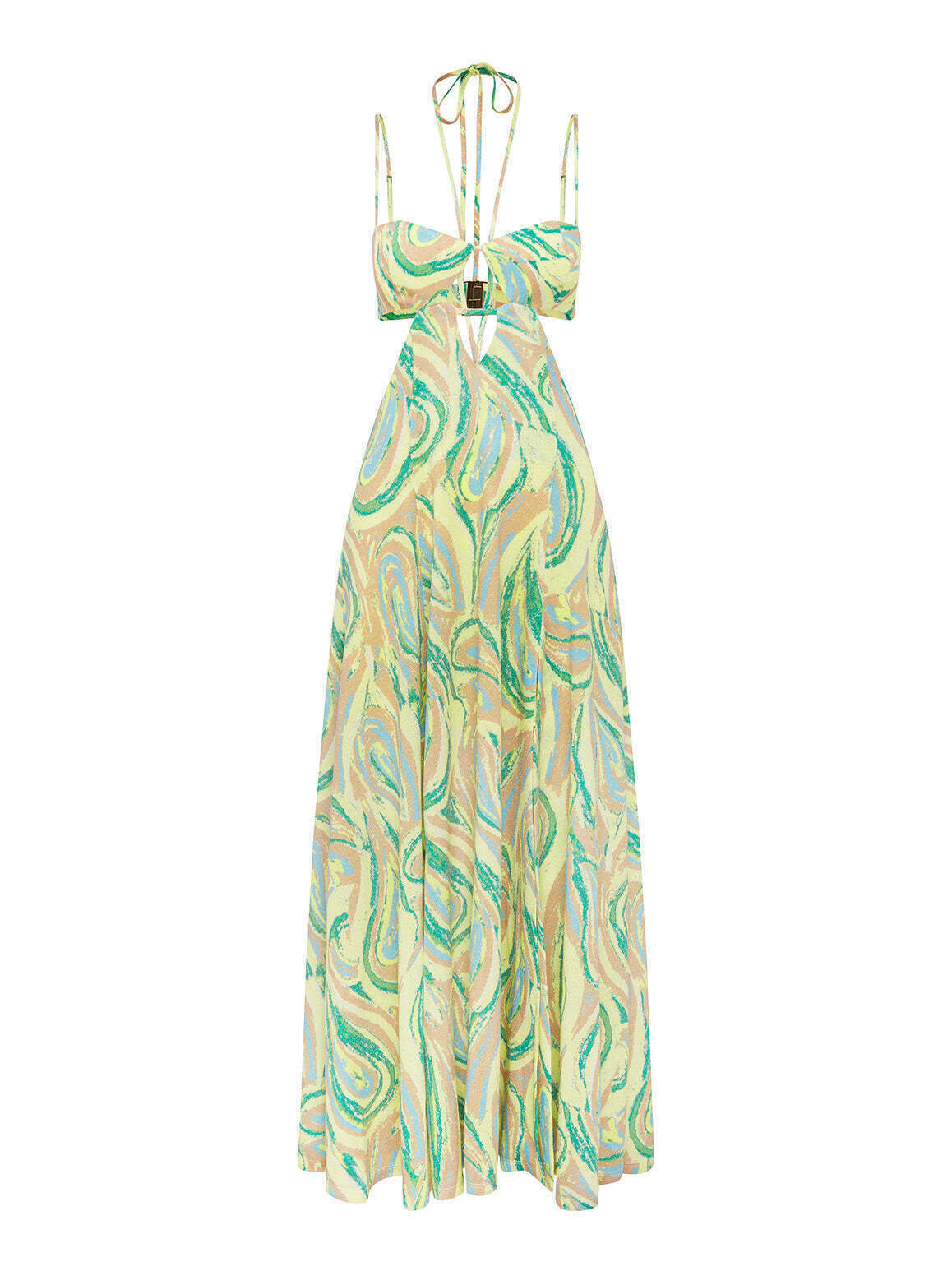 alice mccall swan lake midi dress Alice Mccall Swan Lake Cut-Out Midi Dress In Multicolour - 40% Off