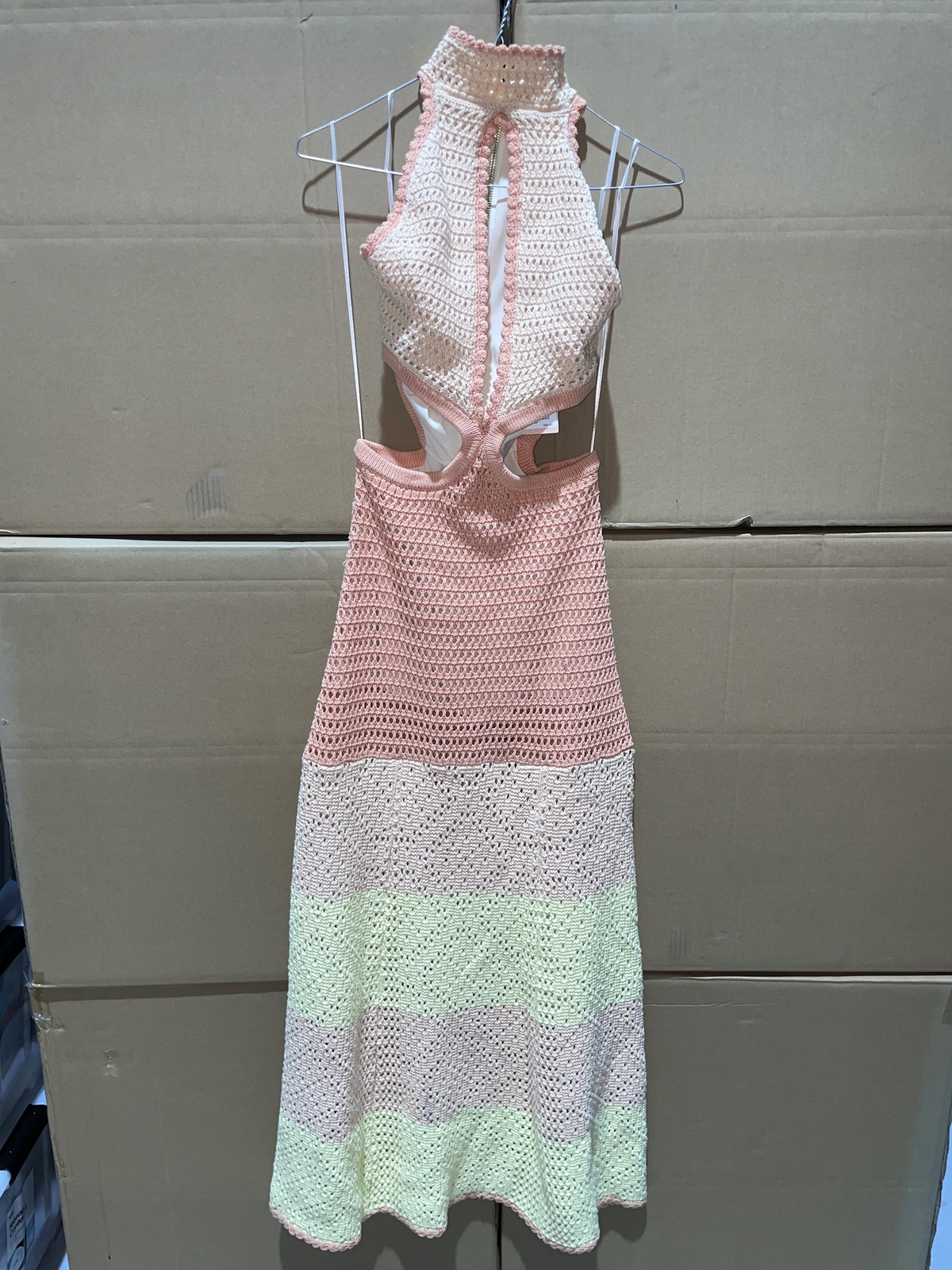 BNWT TEA ROSE SALTY KISSES MIDI DRESS - SIZE 8 AU/4 US (RRP $550)