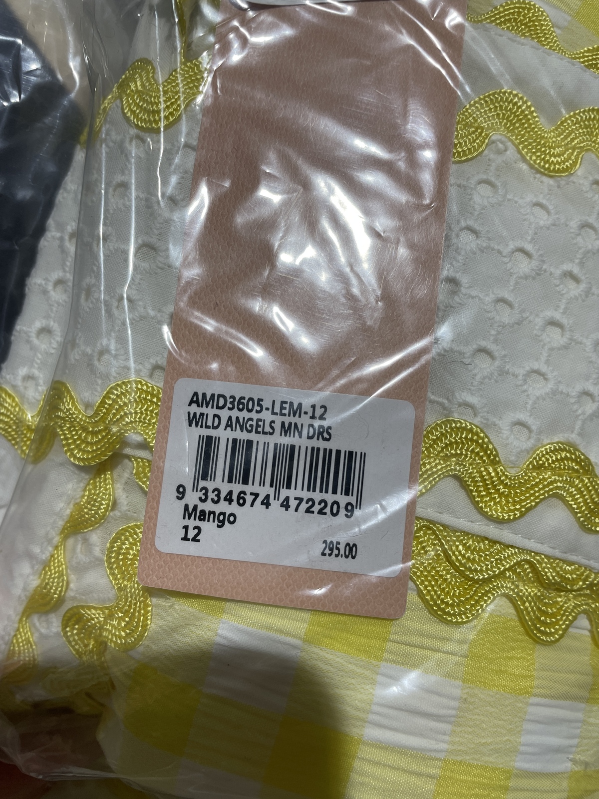 BNWT ALICE MCCALL MANGO WILD ANGELS MINI DRESS - SIZE 12 AU/8 US (RRP $295)