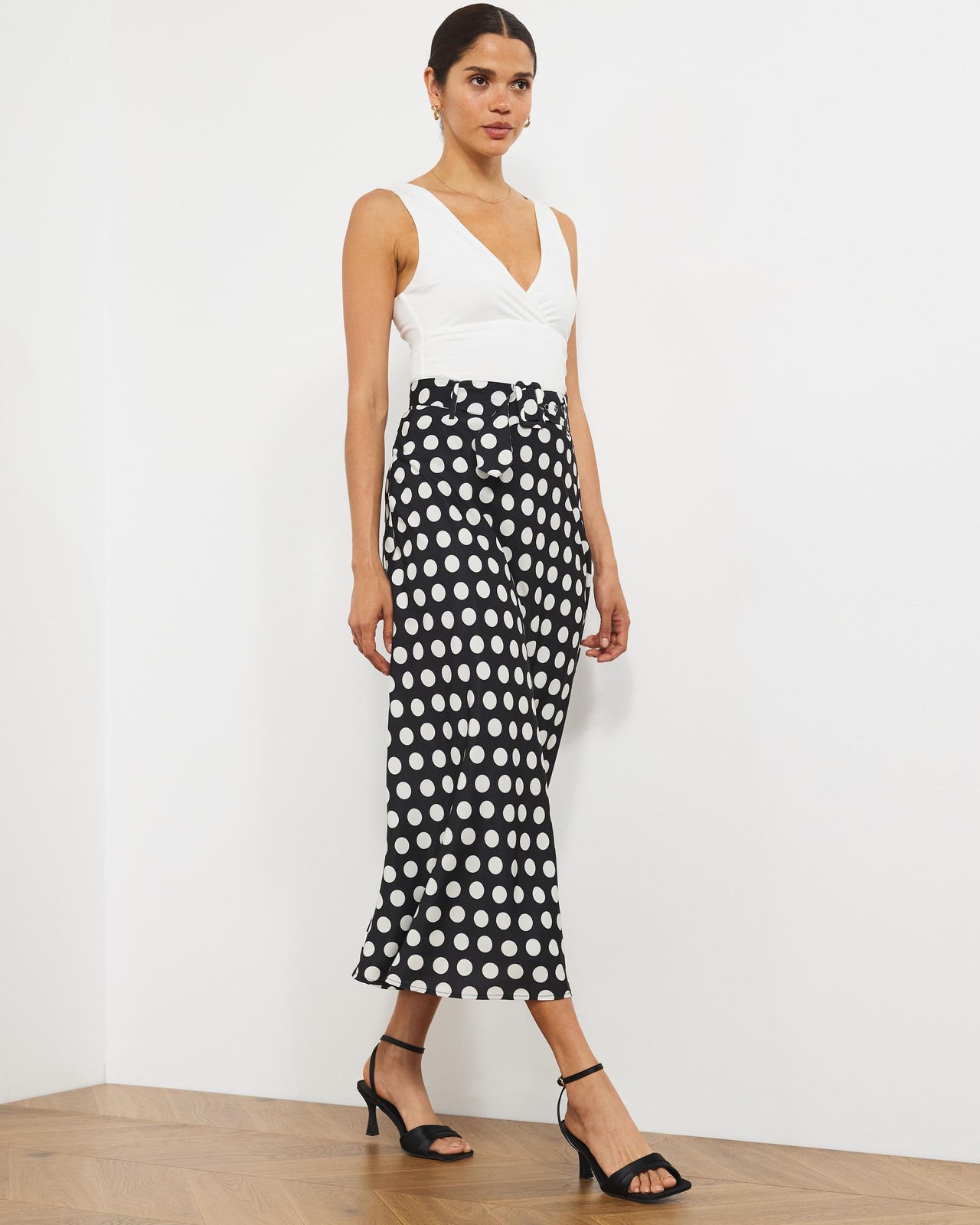 Bode Belted Midi Skirt