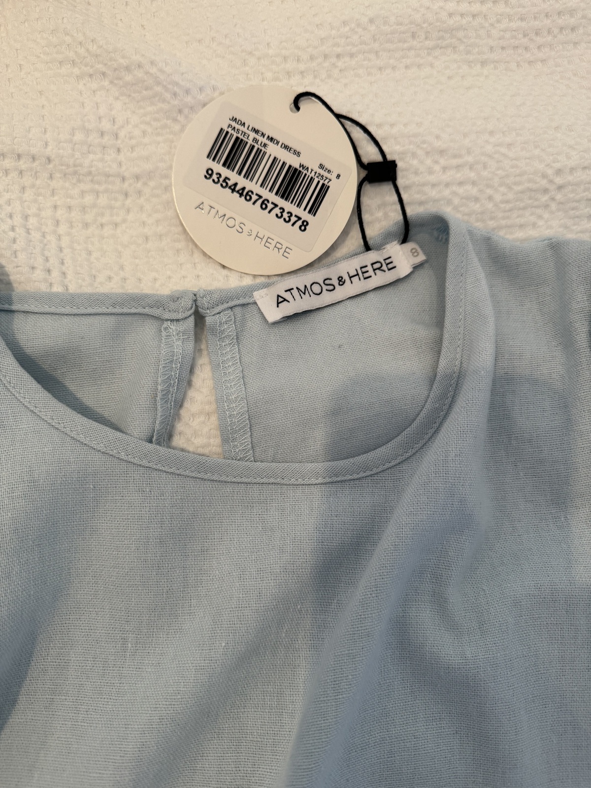 Jada linen midi dress atmos&here size 8