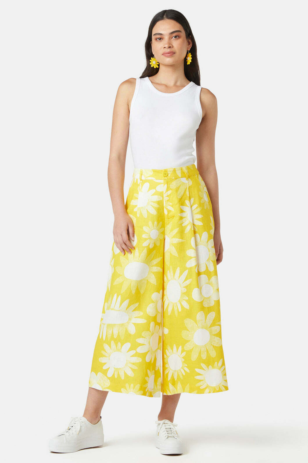 Flowering Yellow Culotte