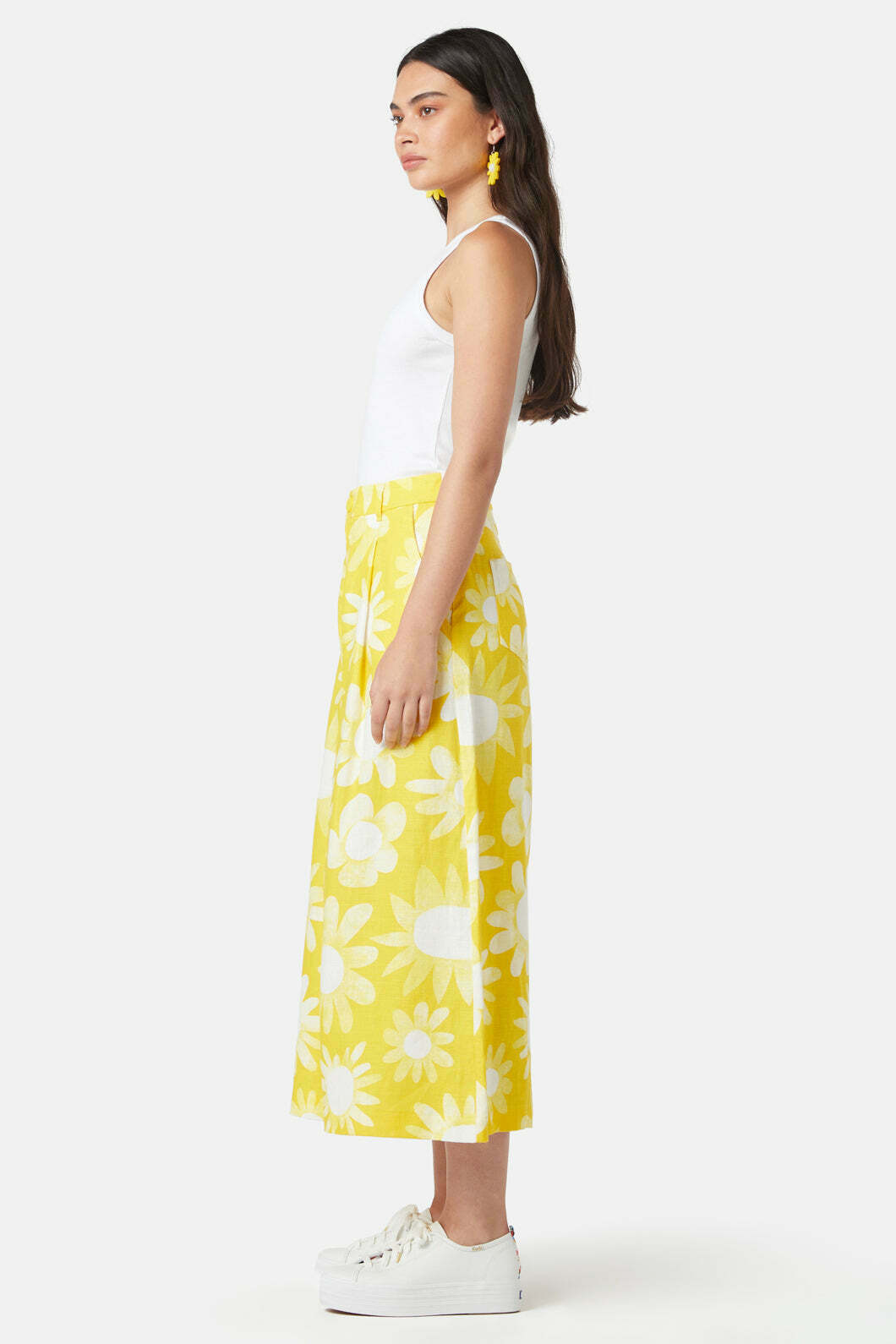 Flowering Yellow Culotte