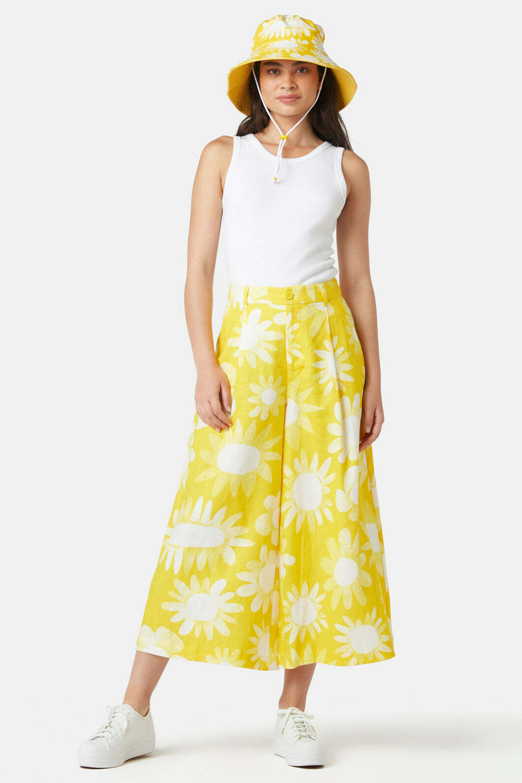 Flowering Yellow Culotte