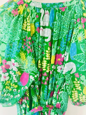 Kate Spade Garden Posy Silk Dress In Desert Palm - AirRobe